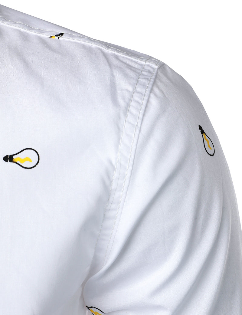 Men's Casual Long Sleeve Cotton Shirt