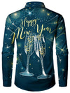 Bundle Of 4|Men's Printed Regular Fit Festive Long Sleeve Shirt