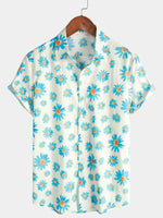 Bundle Of 4 | Men's Floral Cotton Tropical Hawaiian Shirts