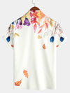 Bundle Of 3 | Men's Floral Casual Beach Summer Holiday Short Sleeve Shirt