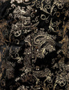 Mens Hipster Metallic Paisley Printed Single Breasted V-Neck Suit Vest/Tuxedo Waistcoat