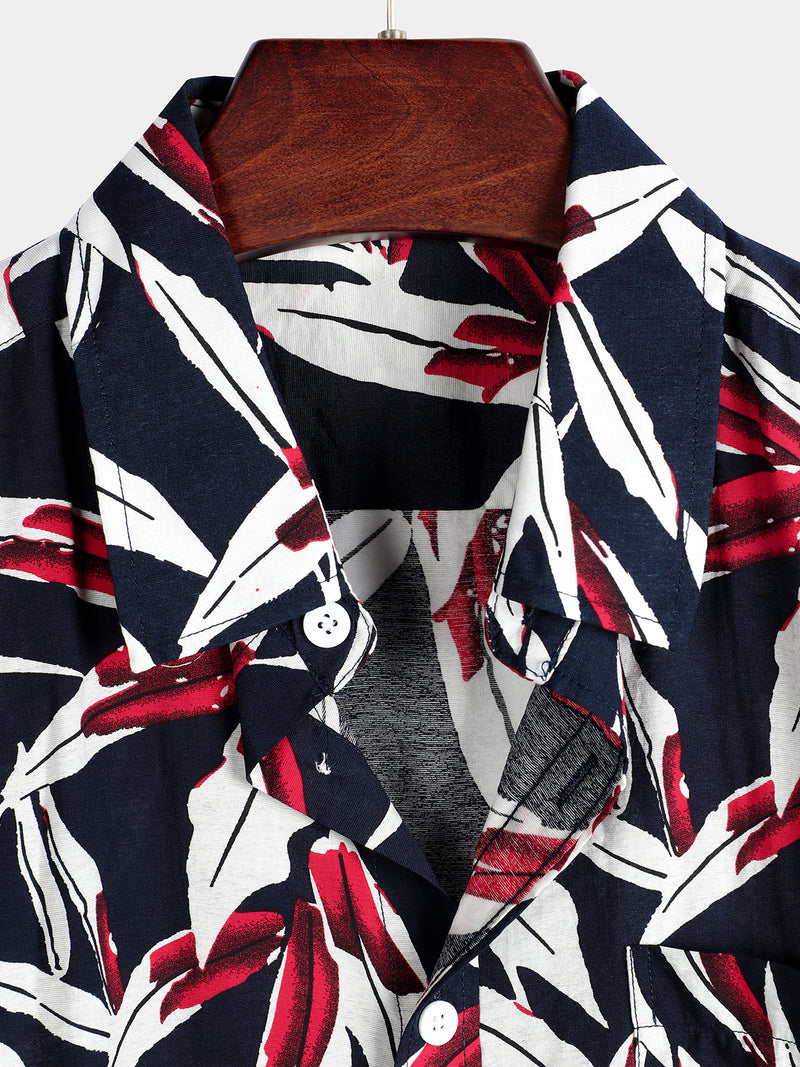 Men's Casual Holiday Pocket Cotton Shirt