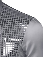 Mens Dress Shirt Silver Sequins Long Sleeve Button Down Disco Shirt Party Costume