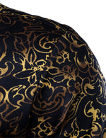 Men's Vintage Print Floral Casual Long Sleeve Shirt