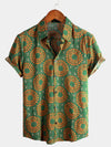 Men's Vintage Boho Short Sleeve Hawaiian Shirt
