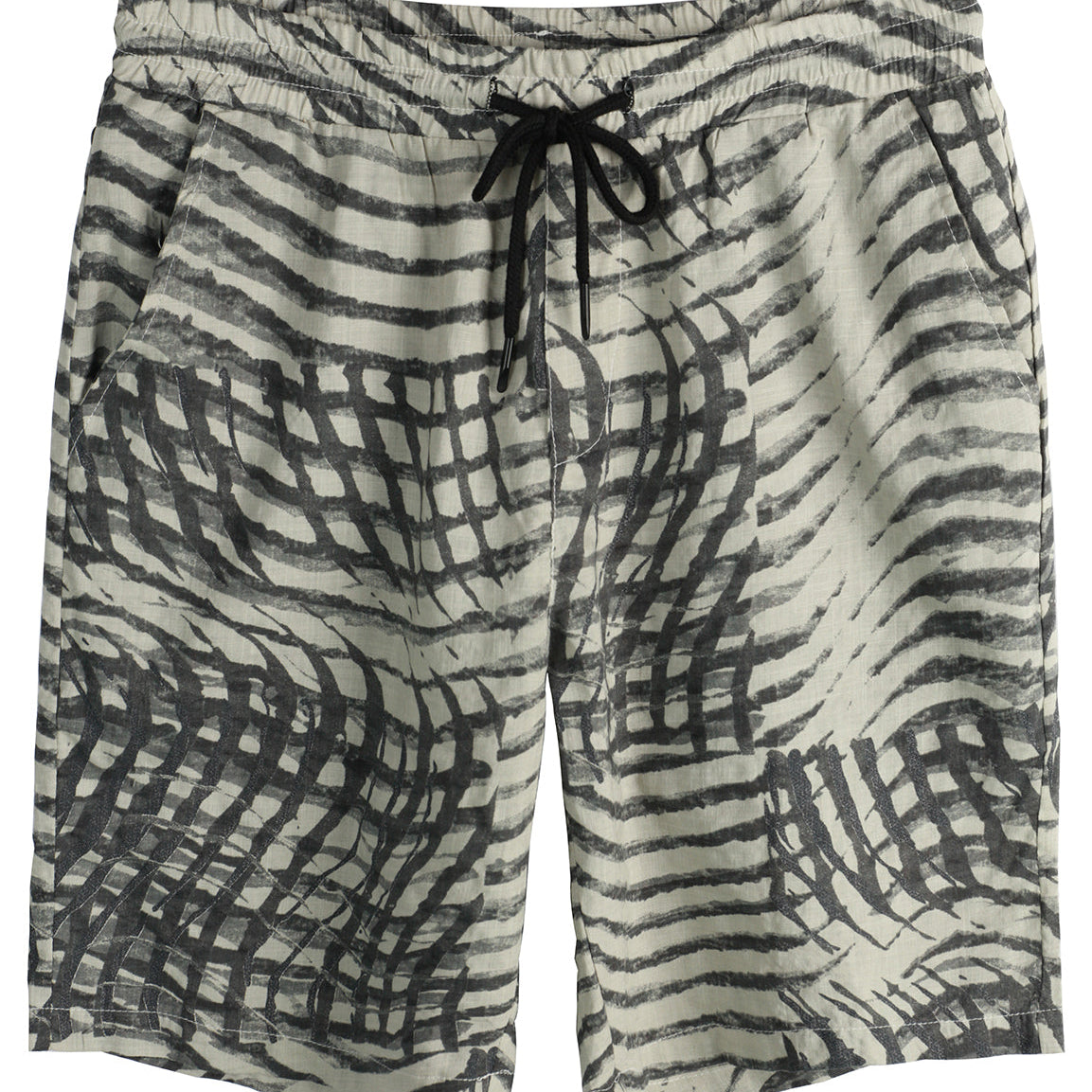 Men's Retro Casual Striped Cotton Breathable Summer Shorts