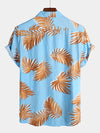 Men's Casual Holiday Pocket Short Sleeve Shirt