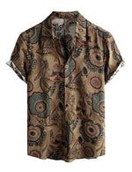 Men's Vintage Casual Shirt & Shorts Set