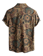 Men's Vintage Casual Shirt & Shorts Set