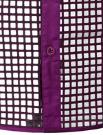 Mens Dress Shirt Silver Sequins Long Sleeve Button Down Disco Shirt Party Costume