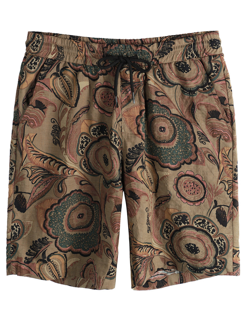 Men's Vintage Casual Shirt & Shorts Set
