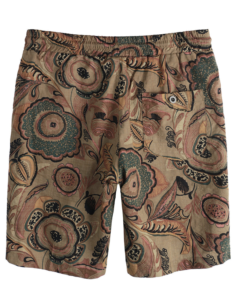 Men's Vintage Casual Shirt & Shorts Set