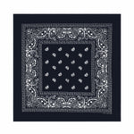 Men's Cotton Outdoor Neck Multicolor Paisley Bandana Square Scarf