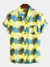 Men's Casual Holiday Pocket Short Sleeve Shirt
