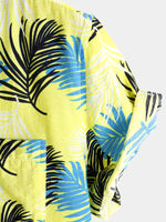 Men's Casual Holiday Pocket Short Sleeve Shirt