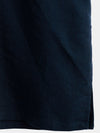 Men's Solid Color Stand Collar Half Button Pocket Front Shirt