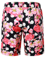 Men's Flamingo Polka dots Hawaiian Shirt & Shorts Set
