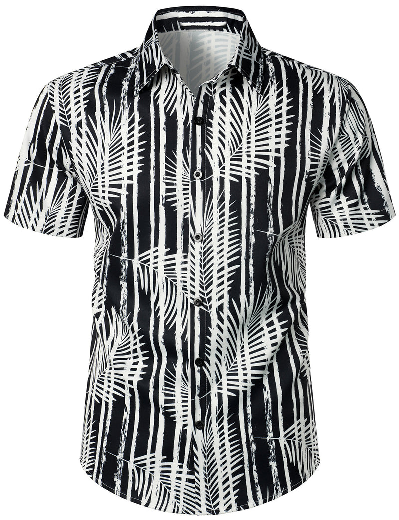 Men's Summer Casual Hawaiian Shirt & Shorts Set