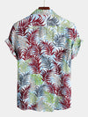 Men's Casual Holiday Pocket Cotton Short Sleeve Shirt