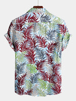Men's Casual Holiday Pocket Cotton Short Sleeve Shirt