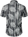 Men's Summer Casual Hawaiian Shirt & Shorts Set