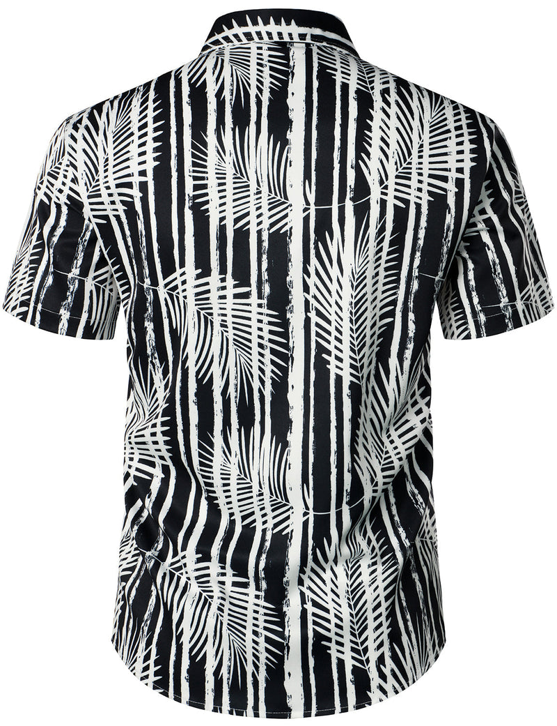 Men's Summer Casual Hawaiian Shirt & Shorts Set
