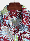 Men's Casual Holiday Pocket Cotton Short Sleeve Shirt