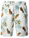 Men's Cotton Pineapple Print Hawaiian Shirt & Shorts Set