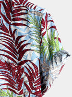 Men's Casual Holiday Pocket Cotton Short Sleeve Shirt