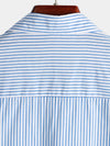 Men's Casual Pocket Short Sleeved Button Up Shirt