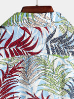Men's Casual Holiday Pocket Cotton Short Sleeve Shirt