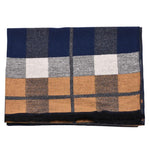 Men's Warm And Color Matching Plaid Scarf