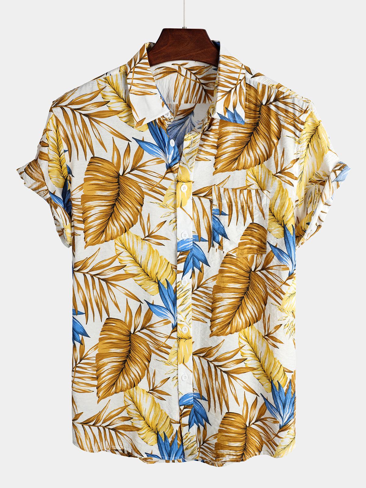 Men's Casual Holiday Pocket Cotton Shirt