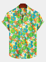 Bundle Of 3 | Men's Floral Cotton Tropical Hawaiian Shirts
