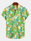 Bundle Of 2 | Men's Floral Cotton Tropical Hawaiian Shirts
