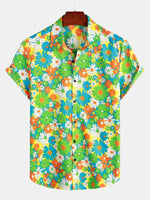 Bundle Of 2 | Men's Floral Cotton Tropical Hawaiian Shirts
