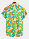 Bundle Of 4 | Men's Floral Cotton Tropical Hawaiian Shirts