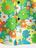 Men's Floral Cotton Tropical Hawaiian Mystery Machine Short Sleeve Shirt