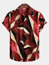 Men's Cotton Geometric Patterns Short Sleeve Shirt