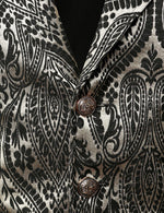 Mens Victorian Suit Vest Steampunk Gothic Waistcoat Beige Vest