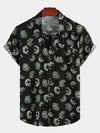 Men's Print Cotton Pocket Tropical Hawaiian Shirt