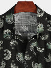 Men's Print Cotton Pocket Tropical Hawaiian Shirt