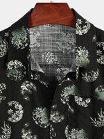 Men's Print Cotton Pocket Tropical Hawaiian Shirt