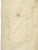 Men's Short Sleeve Button Down Cuban Guayabera Shirts Casual Suits