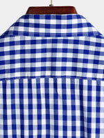 Men's Casual Pocket Plaid Cotton Shirt