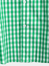 Men's Pink Casual Solid Color Plaid Cotton Pocket Shirt