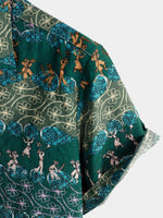Men's Vintage Casual Retro Short Sleeve Shirt