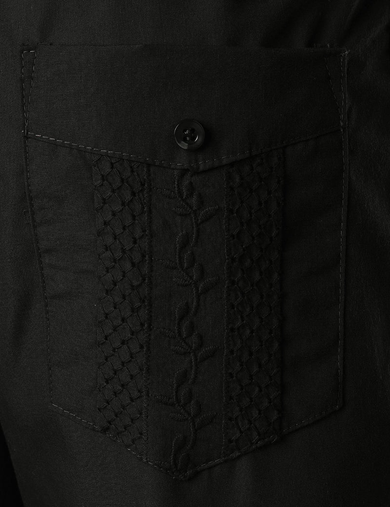 Men's Short Sleeve Button Down Cuban Guayabera Shirts Casual Suits