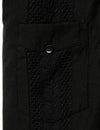 Men's Short Sleeve Button Down Cuban Guayabera Shirts Casual Suits