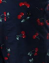 Men's Breathable Cotton Cherry Print Beach Hawaiian Aloha Summer Shorts